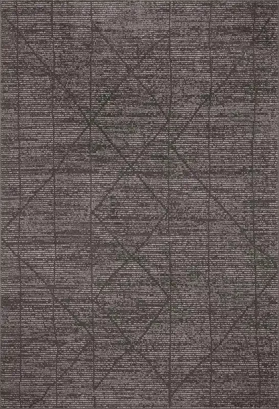 Loloi – Kamala Charcoal / Ivory 6-7in x 9-6in Area Rug – KAMAKAM-06CCIV6796