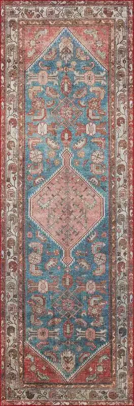 Loloi – Layla Marine / Clay 2-6in x 12-0in Runner Rug – LAYLLAY-10NNCG26C0