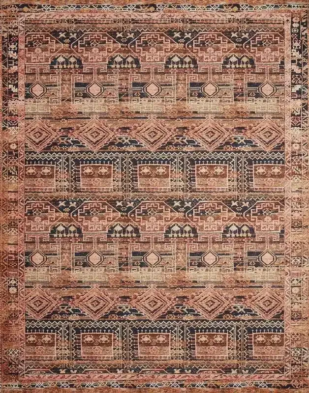 Loloi – Layla Mocha / Blush 2-3in x 3-9in Accent Rug – LAYLLAY-14MCBH2339