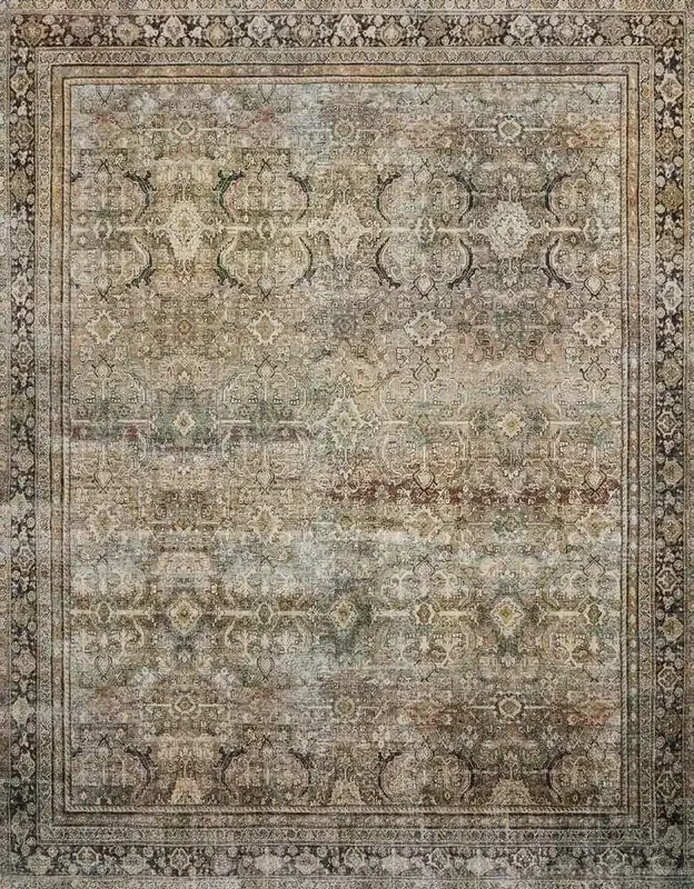 Loloi – Layla Olive / Charcoal 2-3in x 3-9in Accent Rug – LAYLLAY-03OLCC2339