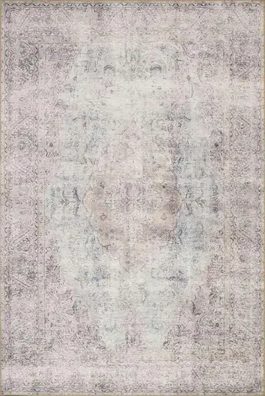 Loloi – Loren Silver / Slate 8-4in x 11-6in Area Rug – LORELQ-04SISL84B6