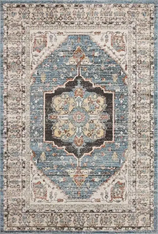 Loloi – Odette Sky / Multi 18in x 18in Sample Rug – ODETODT-06SCML160S
