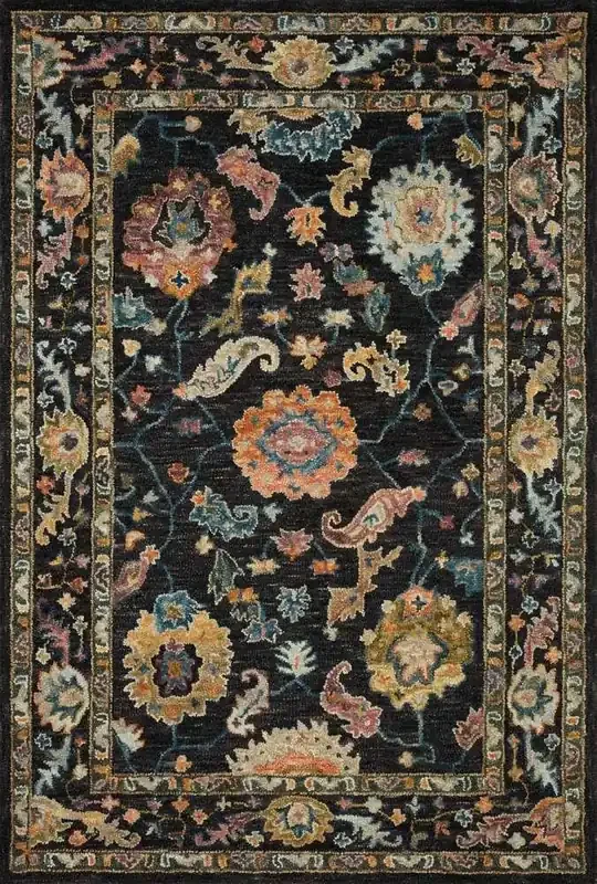 Loloi – Padma Black / Multi 2-3in x 3-9in Accent Rug – PADMPMA-01BLML2339