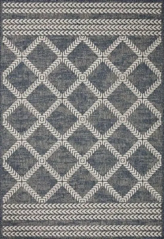 Loloi – Rainier Denim / Ivory 2-3in x 7-7in Runner Rug – RANERAI-05DEIV2377