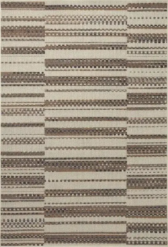 Loloi – Rainier Ivory / Taupe 2-2in x 3-9in Accent Rug – RANERAI-08IVTA2239