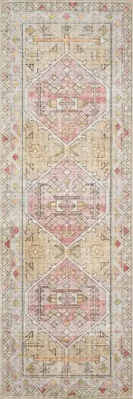 Loloi – Skye Gold / Blush 2-6in x 7-6in Runner Rug – SKYESKY-04GOBH2676
