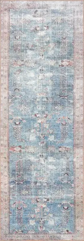 Loloi – Wynter Teal / Multi 2-6in x 7-6in Runner Rug – WYNTWYN-06TEML2676