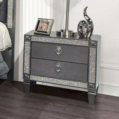 LYANNE Nightstand, Gray / FM7240GY-N