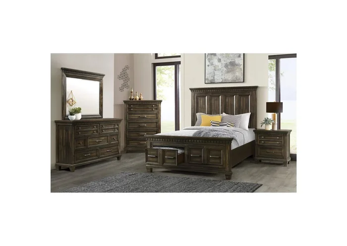 Mccoy 2 – Drawer Nightstand With USB In Charcoal