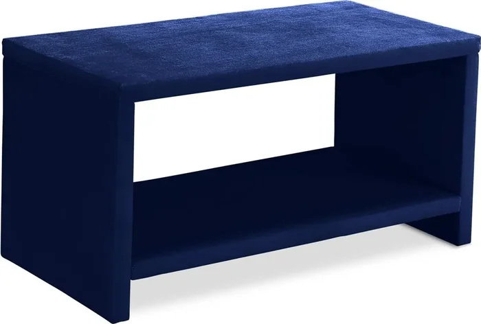 Meridian Furniture – Cleo Navy Velvet Night Stand – CleoNavy-NS