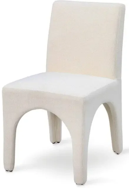 Meridian Furniture – Gramercy Beige Linen Textured Fabric Dining Chair (Set of 2) – 753Beige-C