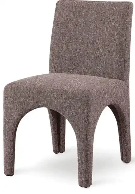 Meridian Furniture – Gramercy Brown Linen Textured Fabric Dining Chair (Set of 2) – 753Brown-C