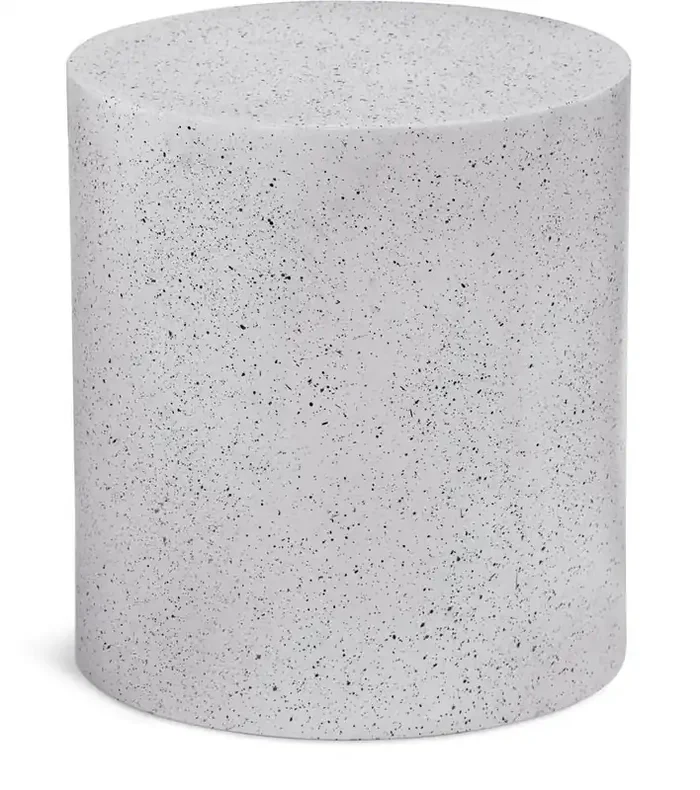 Meridian Furniture – Terrazo End Table – 237White-E