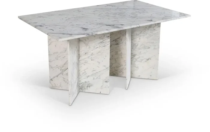 Meridian Furniture – Verona White Dining Table – 220White-DT60