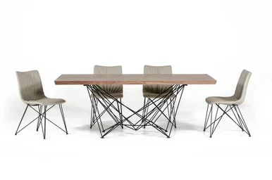 Modrest Naomi Modern Walnut Dining Table / VGEWF2203AA
