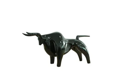 Modrest Oxen Modern Black Sculpture / VGTHDL-028