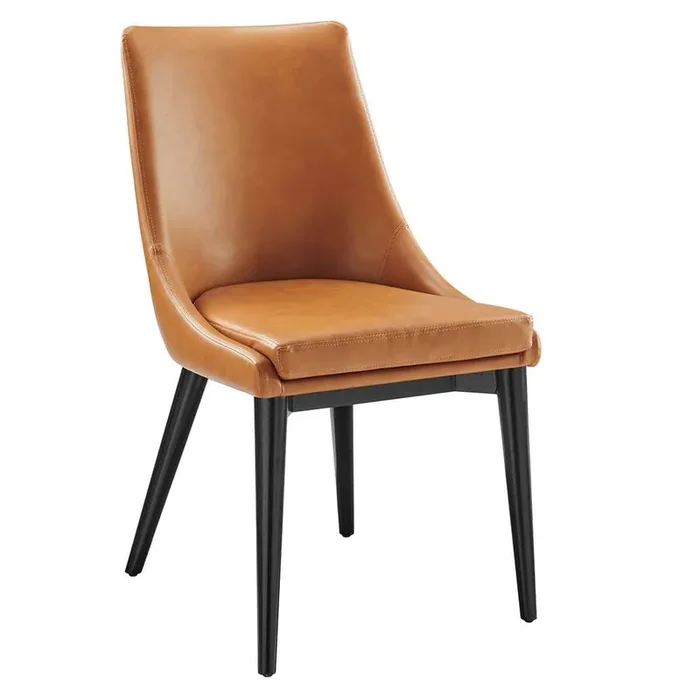 Modway – Viscount Vegan Leather Dining Chair – EEI-2226-TAN