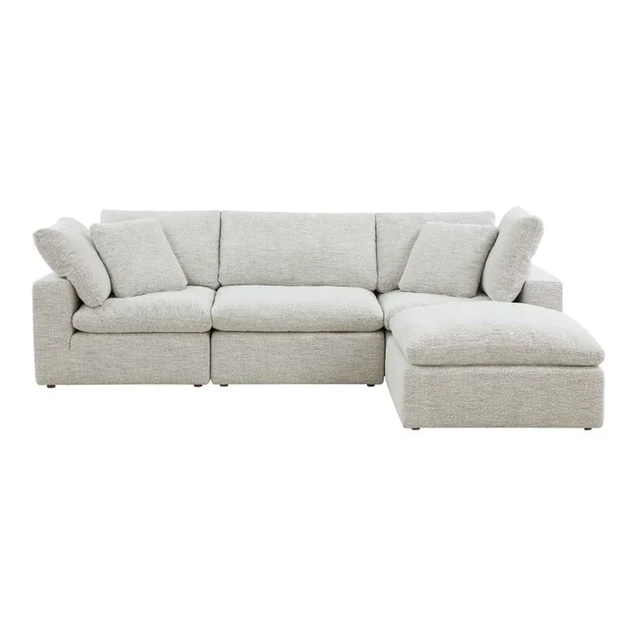 Moes Home – Terra Condo Lounge Modular Performance Fabric Coastside Sand – YJ-1015-49