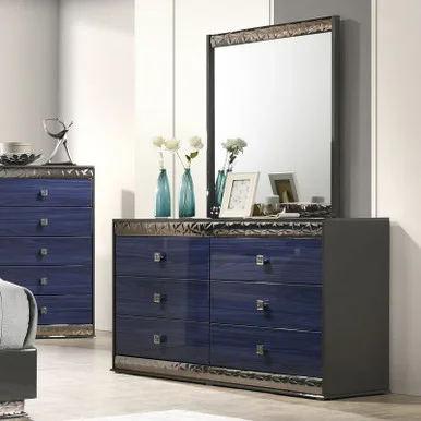 MORCOTE Dresser, Ash Gray/Indigo Blue / FM7250BL-D