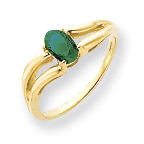 Mount Saint Helens Ring 14k Gold 6x4mm Oval Y4646MS