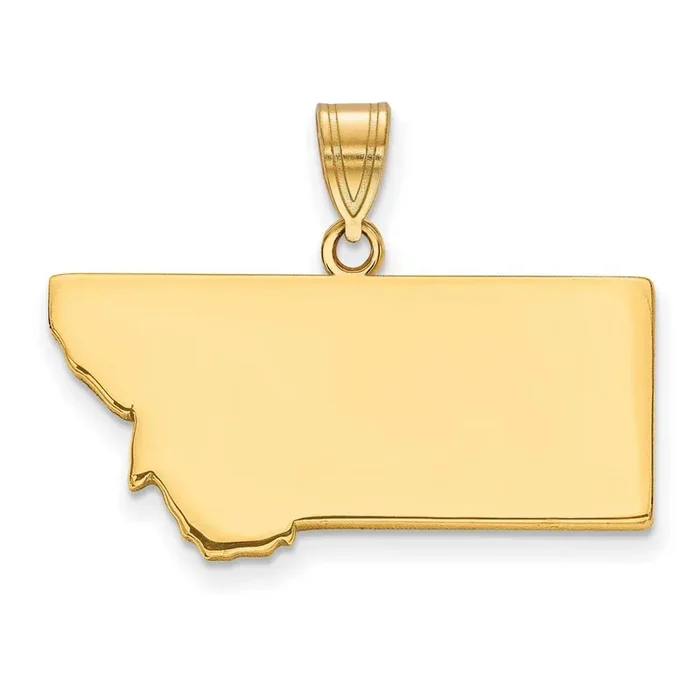 Mt State Pendant Bail Only 14k Gold XNA707Y-MT