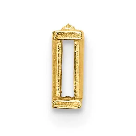 Narrow Baguette with Airline 5.25 x 2.5mm Setting 14k Gold YG196-15