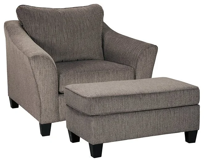 Nemoli Oversized Chair and Ottoman