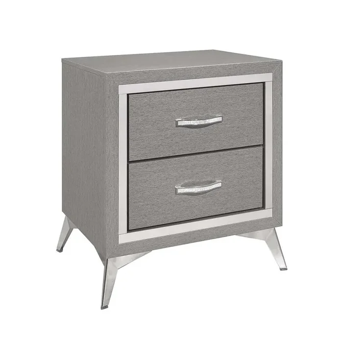 New Classic Furniture – Huxley Nightstand-Gray – B3365G-040