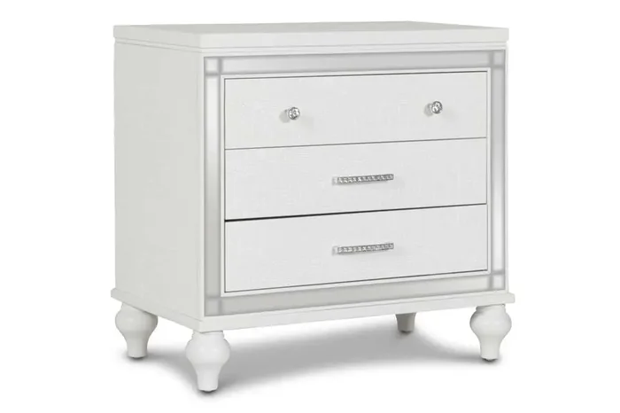 New Classic Furniture – Valentino Nightstand-White – BA9698W-040