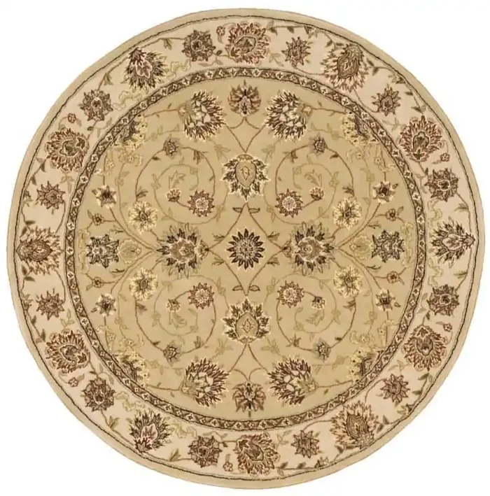 Nourison – 2000 2071 Camel 4 x Round Area Rug – 2071-99446492463_CLOSEOUT