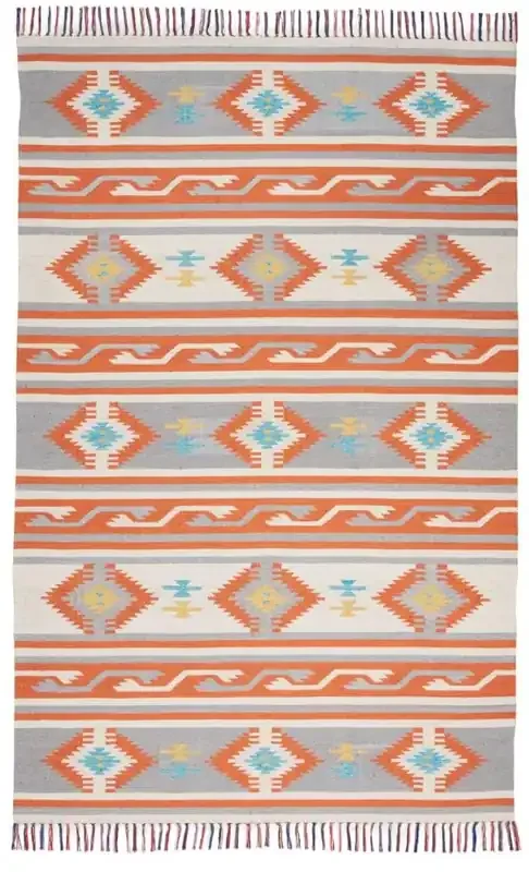 Nourison – Baja BAJ03 Ivory/Bone 8×10 Large Flat Weave Rug – BAJ03-99446395849