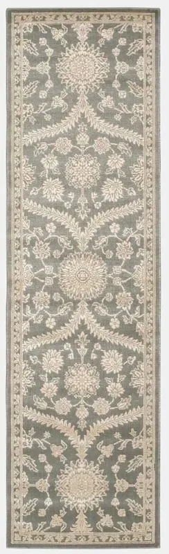 Nourison – Luminance LUM04 Grey 23in x 8 Hallway Rug – LUM04-99446194213_CLOSEOUT