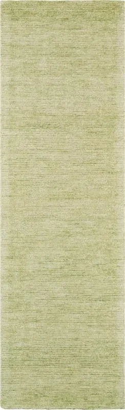 Nourison – Weston WES01 Green 23in x 76in Textured Hallway Rug – WES01-99446007797