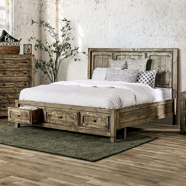 Oakridge Bed Brown & Grey