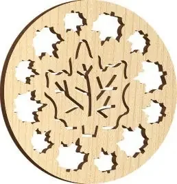 Ornament – Solace – Maple Landmark Woodcraft