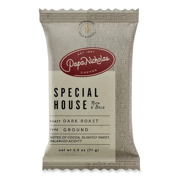PapaNicholas® Coffee Premium Coffee, Special House Blend, 18/carton