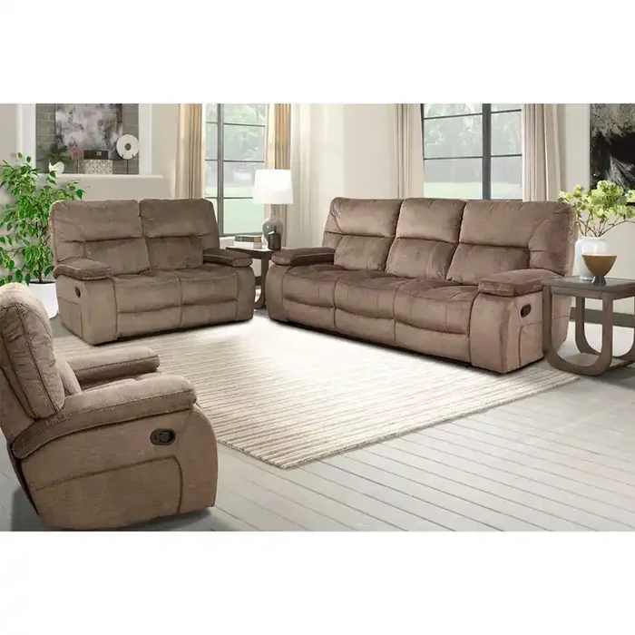 Parker House – Chapman – Kona Manual Reclining Sofa Loveseat and Recliner – MCHA-321-KON