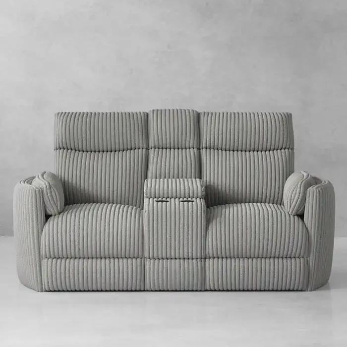 Parker House – Radius – Mega Grey Power Glider Reclining Console Loveseat – MRAD 822CPG-MGGR
