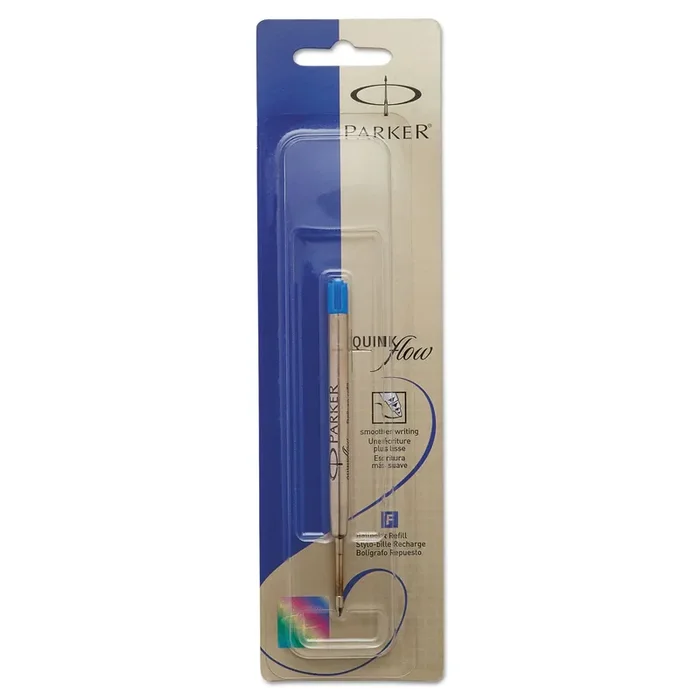 Parker® Refill For Parker Ballpoint Pens, Medium Conical Tip, Blue Ink