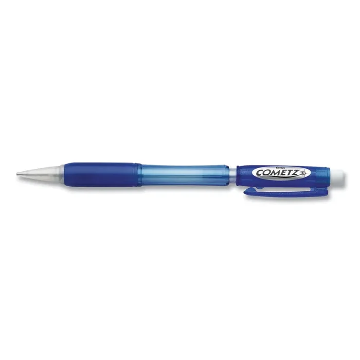 Pentel® Cometz Mechanical Pencil, 0.9 mm, HB ( 2), Black Lead, Blue Barrel, Dozen