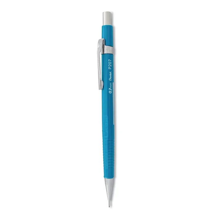 Pentel® Sharp Mechanical Pencil, 0.7 mm, HB ( 2), Black Lead, Blue Barrel