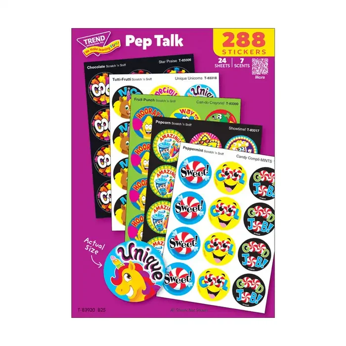 Pep Talk Scratch ‘n Sniff Stinky Stickers® Variety Pack