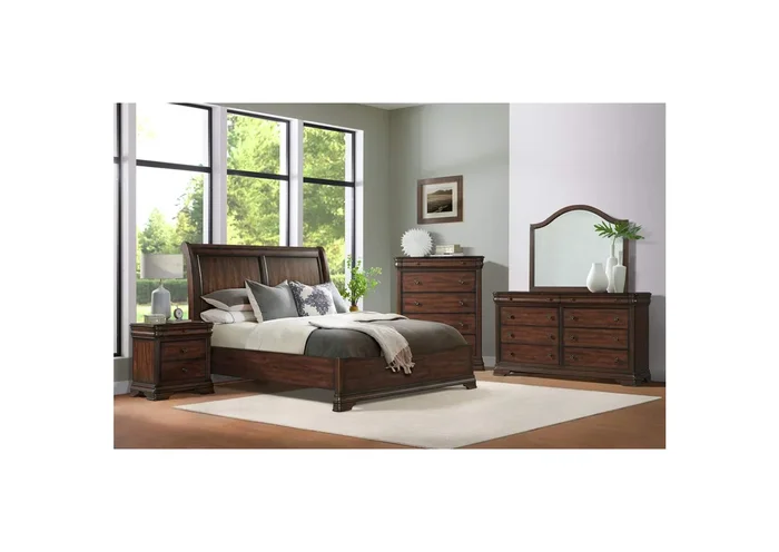Phillipe Queen Bed In Cherry