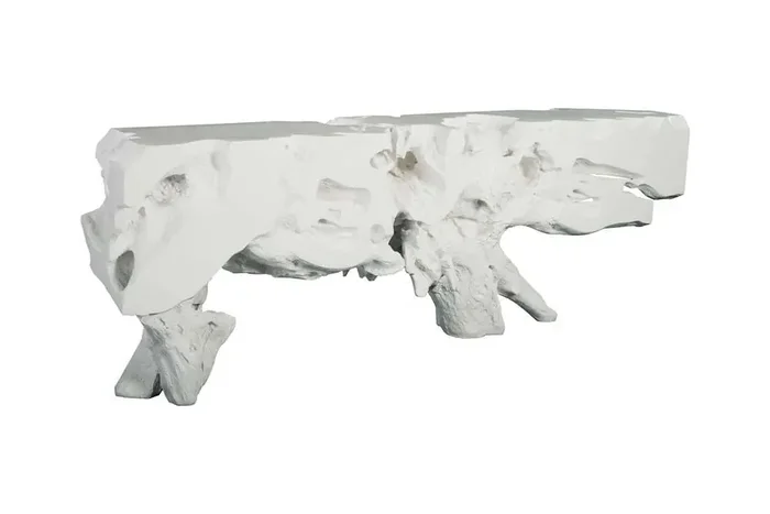Phillips Collection – Freeform Console Table, Gel Coat White, Extra Large – PH83575