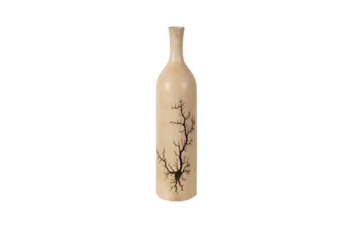 Phillips Collection – Lightning Bottle, Mango Wood, Long Neck – TH97709