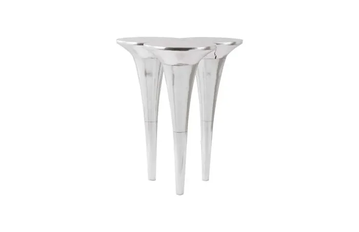 Phillips Collection – Marley Silver Bar Table – PH66064