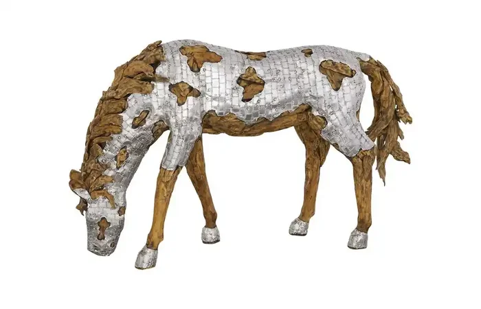 Phillips Collection – Mustang Horse Armored Sculpture, Grazing – ID113409