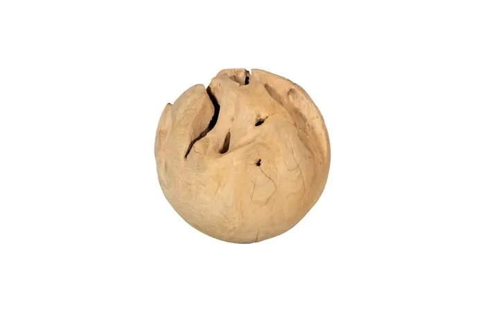 Phillips Collection – Teak Wood Ball, Small, Bleached – ID115120