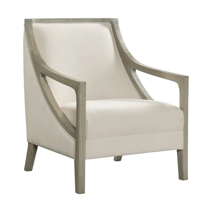 Picket House Furnishings – Dayna Accent Chair with White Wash Frame In Natural – UHK525102E
