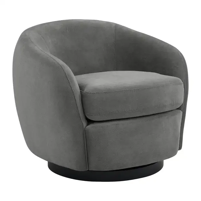 Picket House Furnishings – Hattie Swivel Chair in Bristo Grey – U-8580-9802-101